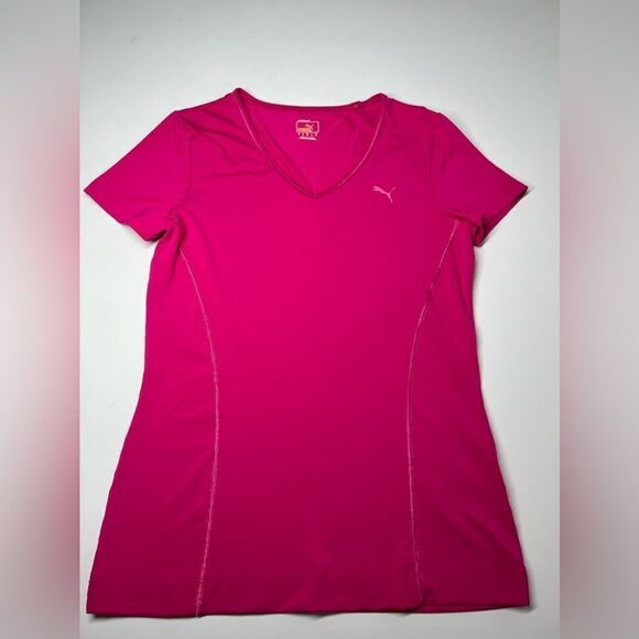 Women's PUMA DRY CELL Pink Shirt size  S - Picture 3 of 9